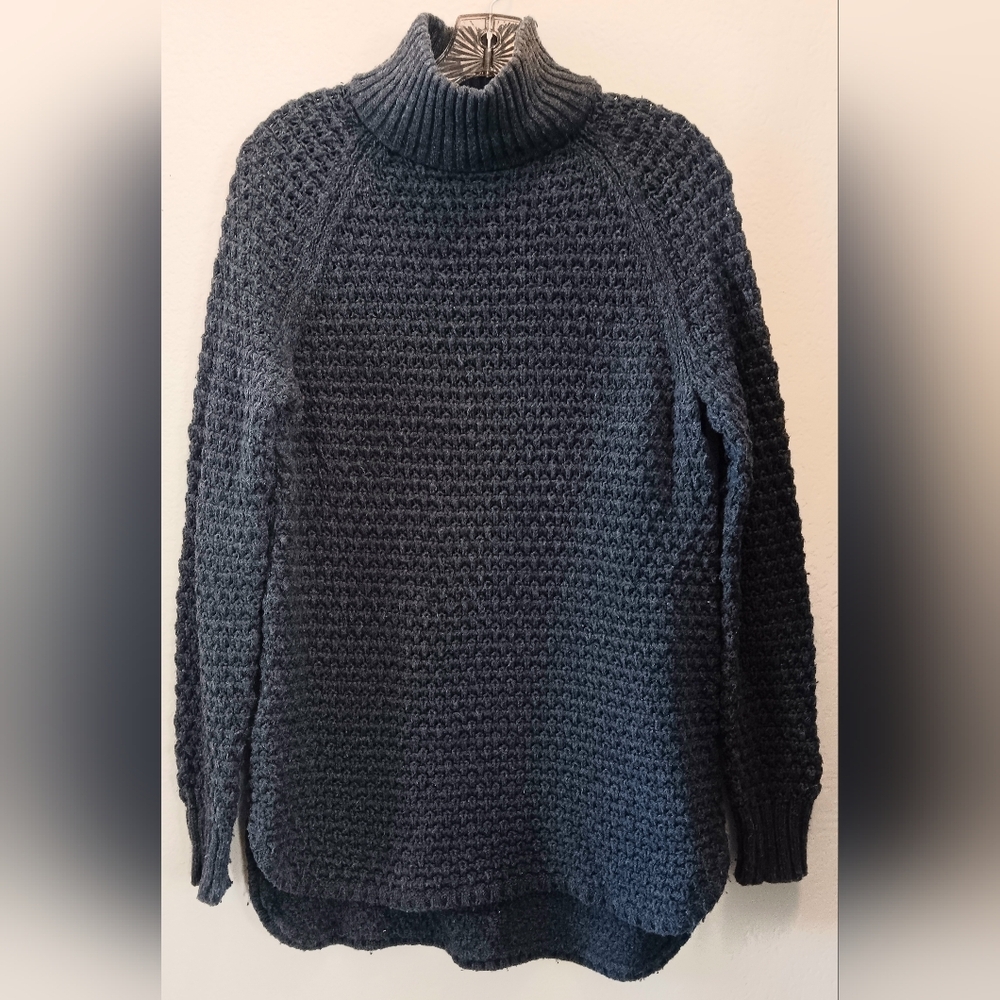 GAP Chunky Knit Wool Blend Tunic Sweater M